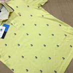 ###【涉谷GOLF精品】Munsingwear 企鵝牌 最新黃色全身企鵝圖案短袖L號 東京直送 保證真品 歡迎購買