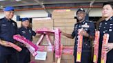 Marine police raid Johor warehouse, seize RM854,000 worth of contraband fireworks