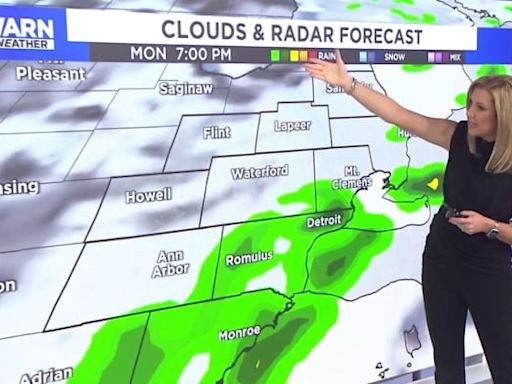 When to expect showers amid warm week in Metro Detroit