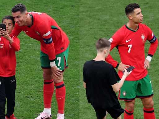 Cristiano Ronaldo, de cumplir el sueño de un niño al tremendo enfado por la nula seguridad en la Eurocopa