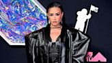 Demi Lovato Hits 2023 MTV VMAs Red Carpet in Edgy, All-Black Ensemble Ahead of Her Performance