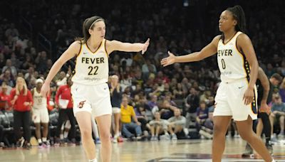 Kelsey Mitchell Has Pricelessly Confused Reaction to Caitlin Clark's Triple Double