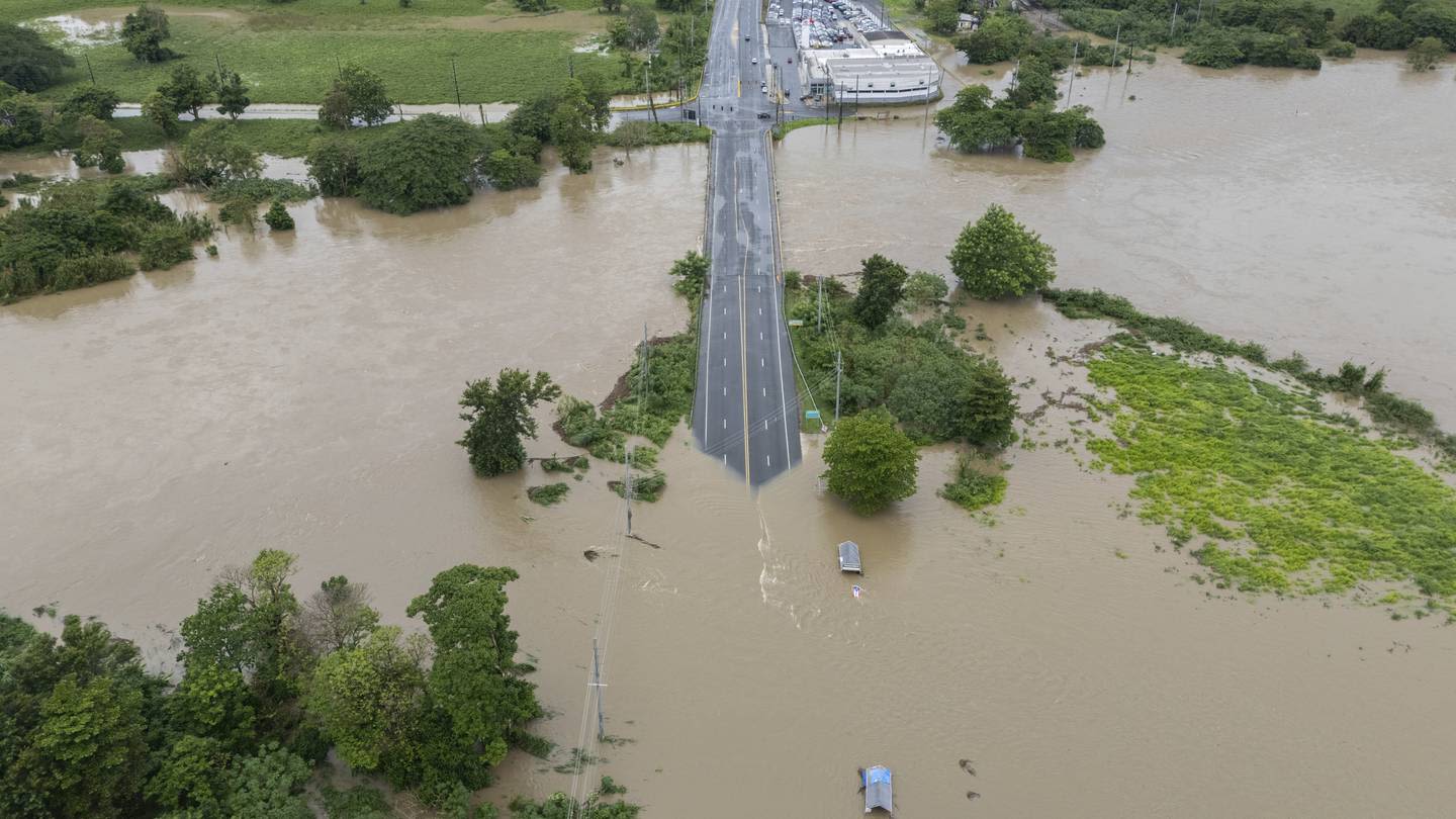 Hurricane Ernesto drops torrential rain on Puerto Rico while pummeling northeast Caribbean