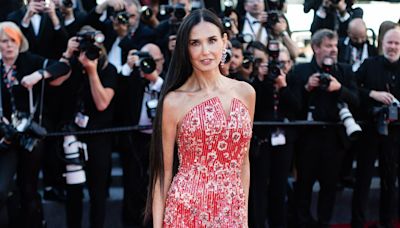 The Demi Moore-naissance! Bruce Willis' ex-wife takes Cannes by storm