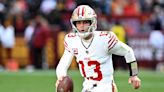 Shanahan states 49ers QB Purdy will sit vs. Rams; Darnold to start