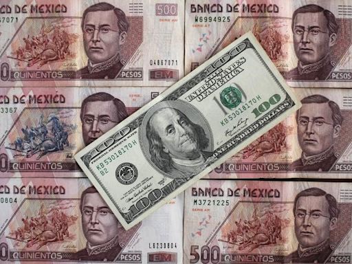 Peso mexicano no logra sostener avance; precio del dólar sube: Tipo de cambio hoy Por Investing.com