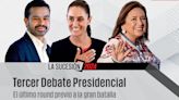 Tercer debate Presidencial: sigue minuto a minuto el encuentro entre Claudia Sheinbaum, Xóchitl Gálvez y Jorge Álvarez Máynez