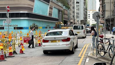 深水埗海壇街路陷｜快線解封 桂林街仍不得左轉入海壇街