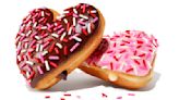 Dunkin' Celebrates Valentine's Day With Heart-Shaped Donuts