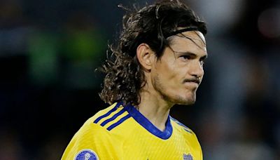 Alerta en Boca Juniors: Edinson Cavani sintió una molestia y no viajaría a Ecuador para jugar por Copa Sudamericana