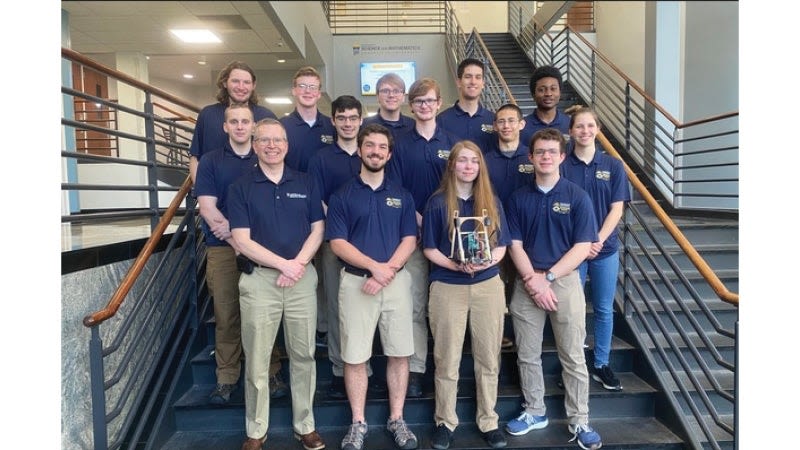 Gabriel Sheppard, of Proctorville, part of Cedarville University's winning robotics team