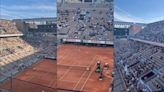 VIDEO: Poco interés en segunda semifinal de Roland Garros presenta gradas vacías | El Universal