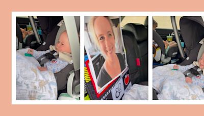 Mom’s hack for getting her baby to stop crying in the car? Take a selfie!