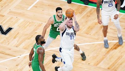 Luka Doncic struggles as the Celtics beat the Mavs to win the NBA title