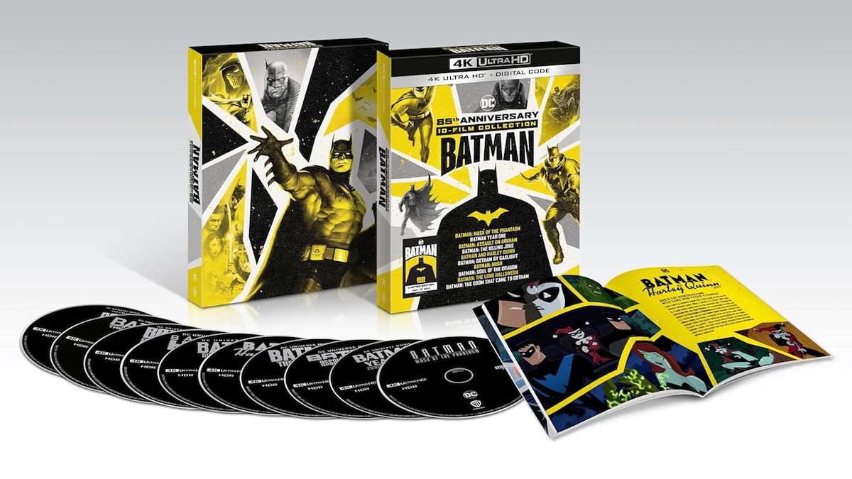 10 Animated Batman Movies Collected in 85th Anniversary 4K Ultra HD Blu-ray Box Set