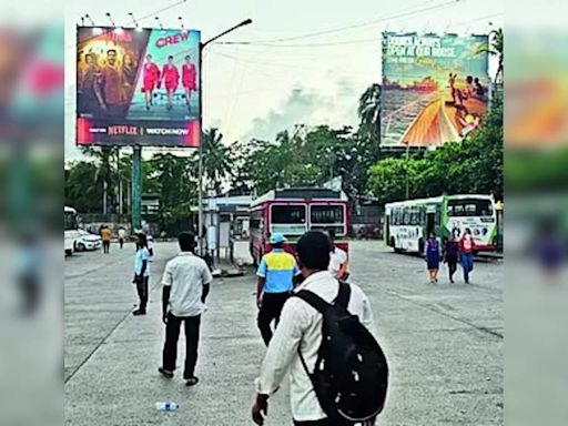 57 illegal billboards on Mhada land; civic body urged to cancel licences | Mumbai News - Times of India