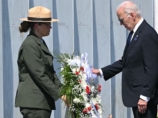 No evidence Biden wearing a Trump hat at 9/11 event was a 'lapse' | Fact check