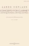 Concerto for Clarinet: Clarinet and String Orchestra, with Harp and Piano New Edition