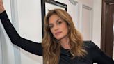 Cindy Crawford Performs Impromptu Runway Strut in Sexy LBD Before London Night Out