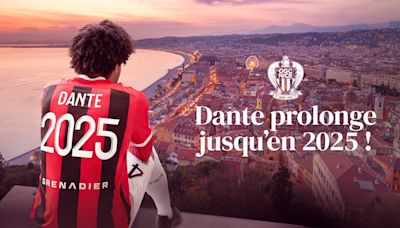 Aos 40 anos, Dante renova contrato com o Nice por mais uma temporada