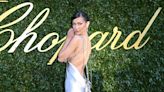 Bella Hadid Goes Backless and Bejeweled in Dsquared Cocktail Dress at Chopard’s Cannes Film Festival 2024 Party