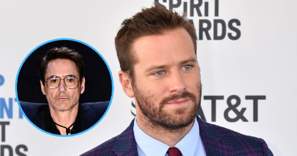 Armie Hammer Denies Robert Downey Jr. Paid for His Rehab After Cannibal Allegations