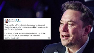 Elon Musk Agrees to Reinstate White Nationalist Nick Fuentes' X Account, Expects to 'Lose Advertisers'