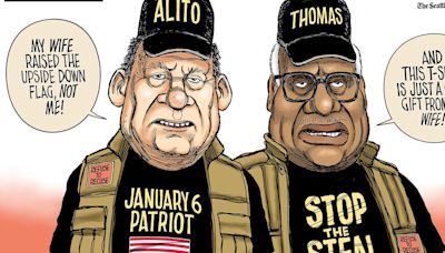 Alito and Thomas remain proudly obstinate | Horsey cartoon