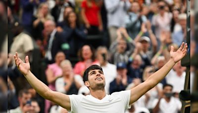 Carlos Alcaraz Mimics Jude Bellingham Goal Celebration After Wimbledon Win. Watch | Tennis News