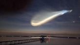 ‘Space Jellyfish’ cloud captured on camera after Space-X launch across St. Johns River