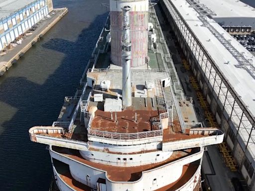 Deadline arrives for SS United States to vacate South Philadelphia pier, though path forward is unclear