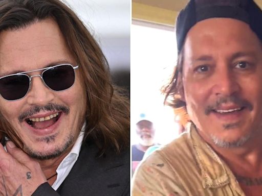 Johnny Depp reveals 'new' white gnashers after years of 'rotting' teeth