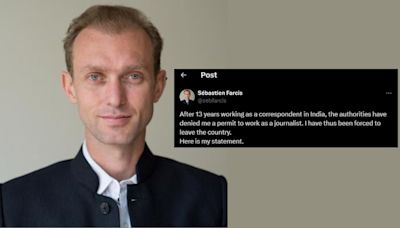 French Journalist Sébastien Farcis Based In Delhi Says, 'Forced To Leave India' After Home Ministry Refuses To Renew His...