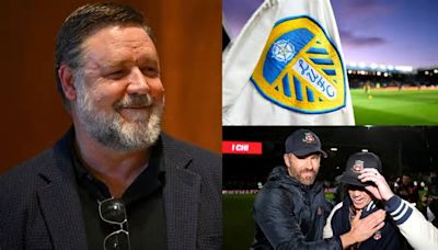 Revealed: Gladiator star Russell Crowe ‘a phone call’ from buying Leeds before fellow Hollywood stars Ryan Reynolds & Rob McElhenney jumped on investment bandwagon at Wrexham