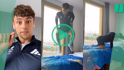 JO de Paris 2024 : le plongeur Tom Daley a (bien) testé la solidité des lits en cartons du village olympique