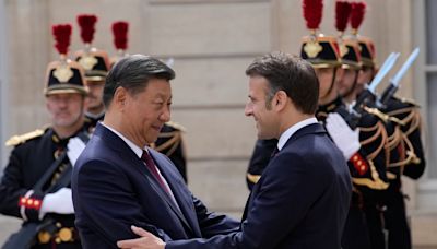 Macron accused of rolling out red carpet for ‘dictator’ Xi who is ‘backing Putin’s war’