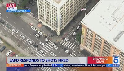 LAPD responds to call of 'shots fired' in downtown L.A.