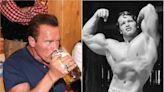 Arnold Schwarzenegger says he drinks protein powder mixed with tequila or schnapps. It's an upgrade from the terrible protein shakes he made in the 1960s, which contained yeast.