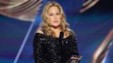 Jennifer Coolidge Gets Bleeped and a Standing Ovation After Bringing Mike White to Tears at Golden Globes