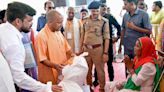 U.P. CM Yogi Adityanath visits flood-hit areas of Balrampur and Shravasti