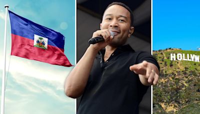 John Legend defends Haitian migrants in hometown of Springfield—as detractors point out he lives in L.A.