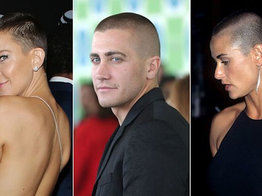 Bald transformations! Kate Hudson, Demi Moore & other actors who shaved their heads for a role