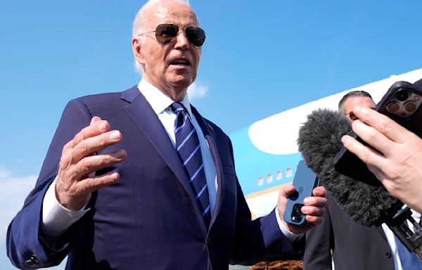 Biden says it was a 'mistake' to say he wanted to put a 'bull's-eye' on Trump