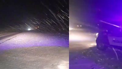 Video: intensa nevada en las Altas Cumbres de Córdoba