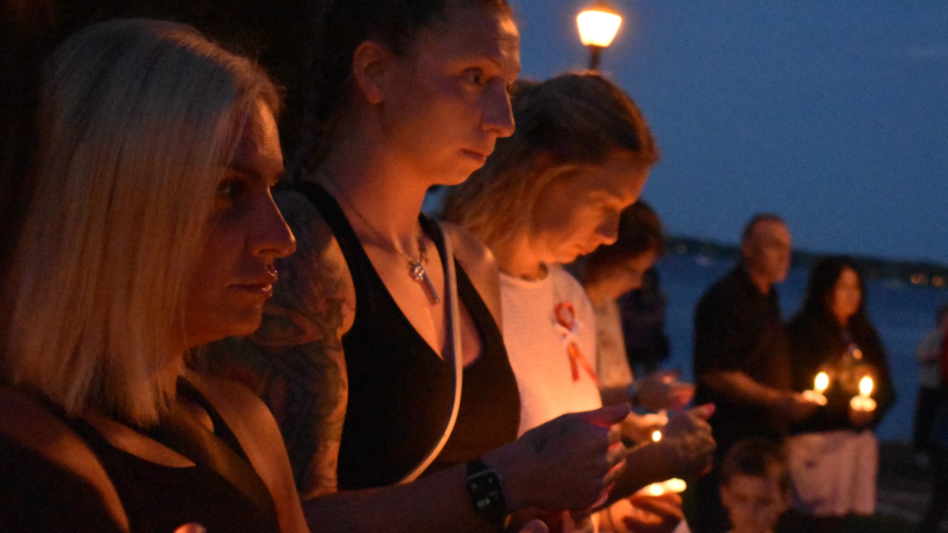 In Palmyra, candlelight vigil shows community's grief over youth's death in rail accident