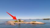 A rustic private island in Maine is on the market, but the owner will only sell to someone willing to stay overnight — despite perilous weather