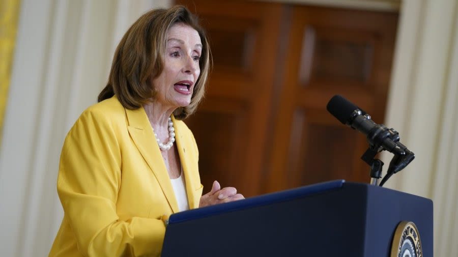 Pelosi address disrupted by pro-Palestinian protestors at Oxford Union