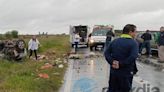 Choque frontal entre dos automóviles sobre la Ruta Provincial 4, al Norte de Las Colonias