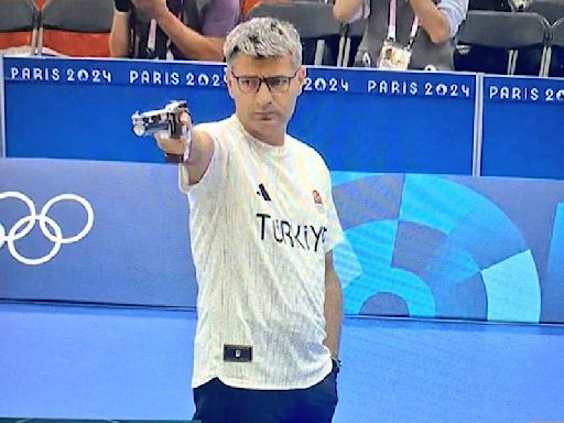 Turkish shooter dad breaks internet as he wins Olympic silver with one hand in pocket