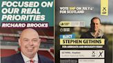 Broughty Ferry election hopeful 'running from party' as Tory brand scrubbed from leaflet